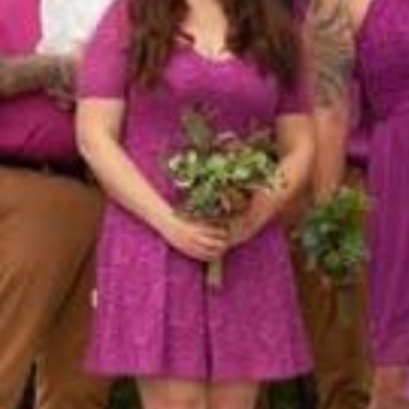 [UO Pins & Needles] Lace Skater Dress - Picture 3 of 4